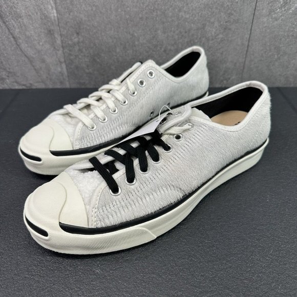 Converse x Clot Jack Purcell Low Ox Panda Size 8.5 Mens White Black Shoes - Picture 12 of 14